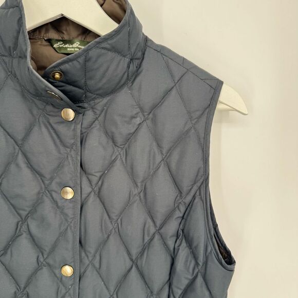 Eddie Bauer 550 Fill Power Goose Down Quilted Vest Sz  XS - Picture 3 of 10